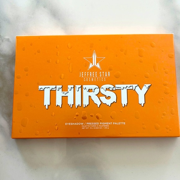JEFFREE STAR THIRSTY PALETTE SWATCHES - METALLICS ARE GIVING  Jeffree Star Thirsty Pallet